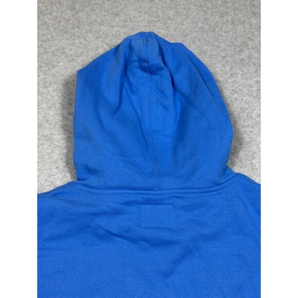 47 Brand Adult Size L NFL Detroit Lions Blue Pullover Hoodie NWT - Picture 12 of 13